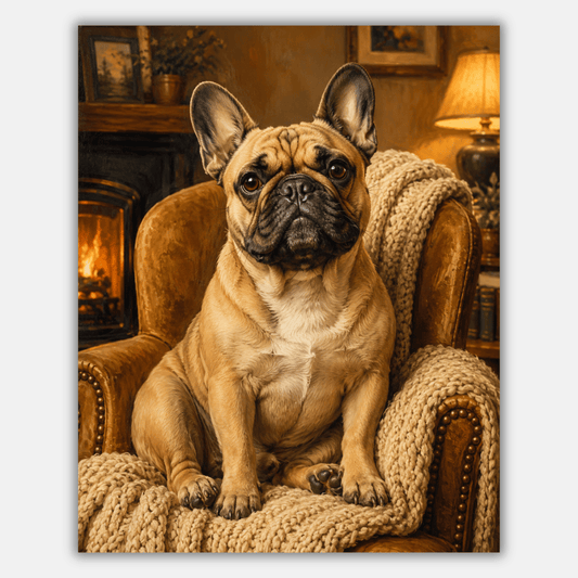 Cosy Frenchie PicturaNumbers