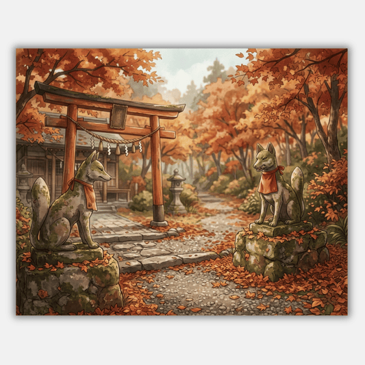 Red Fox Temple PicturaNumbers