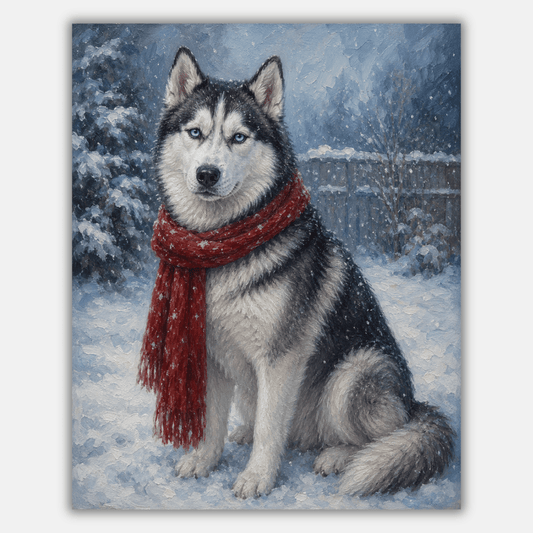 Winter Husky PicturaNumbers