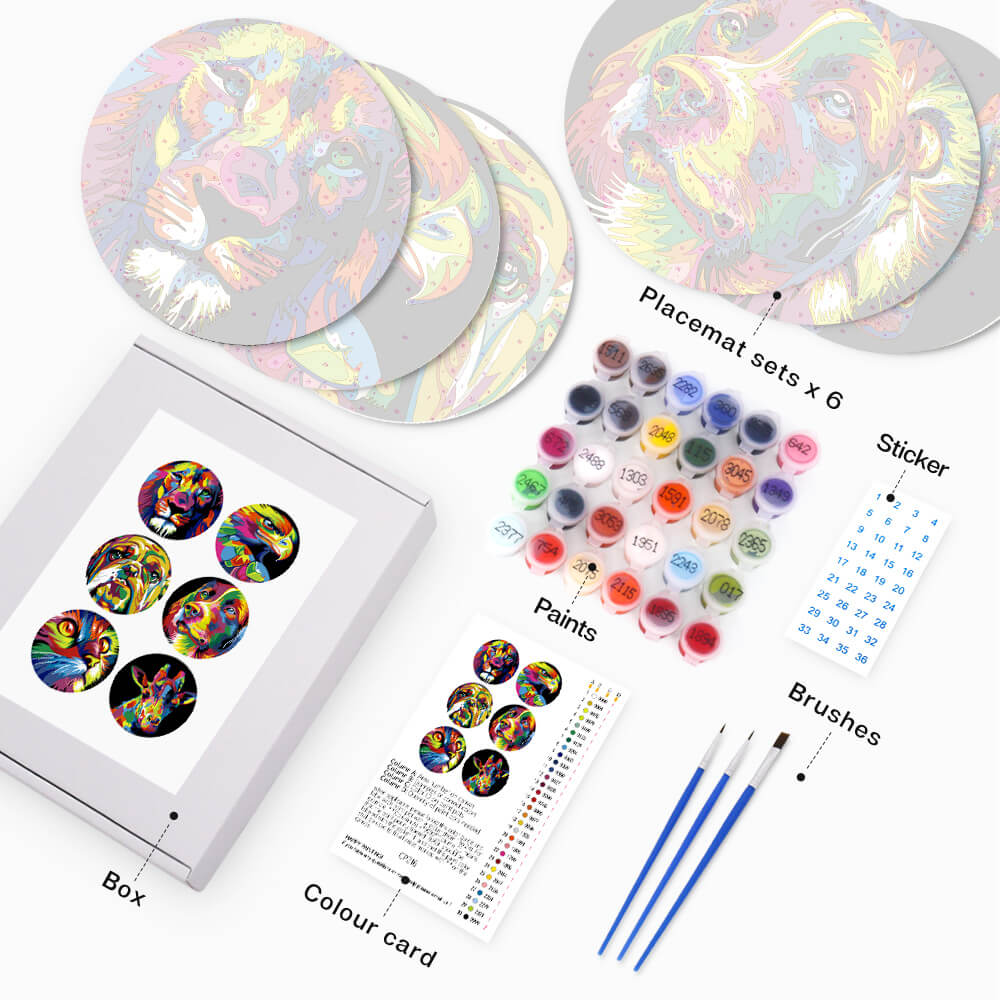 Kaleidoscope Beasts (6 Set)