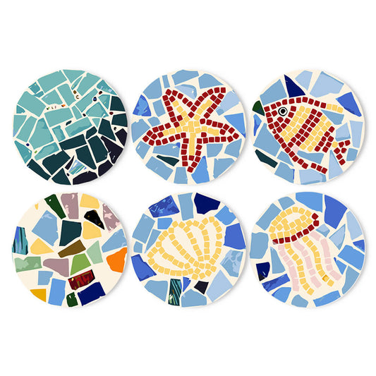 Sea Mosaic (6 Set) PicturaNumbers