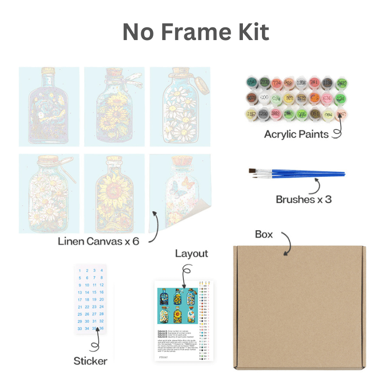 Bottled Marvels (6 set) PicturaNumbers