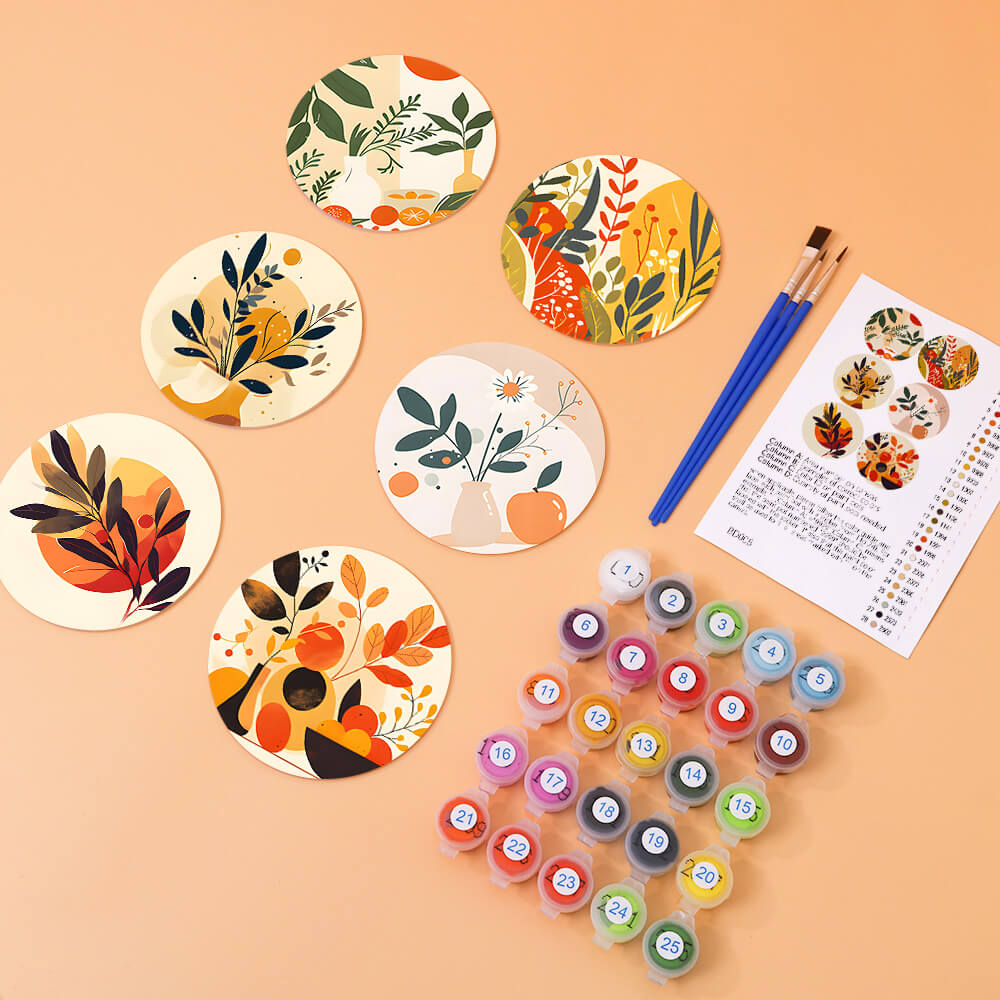 Tea Leaves (6 Set) homepaintology