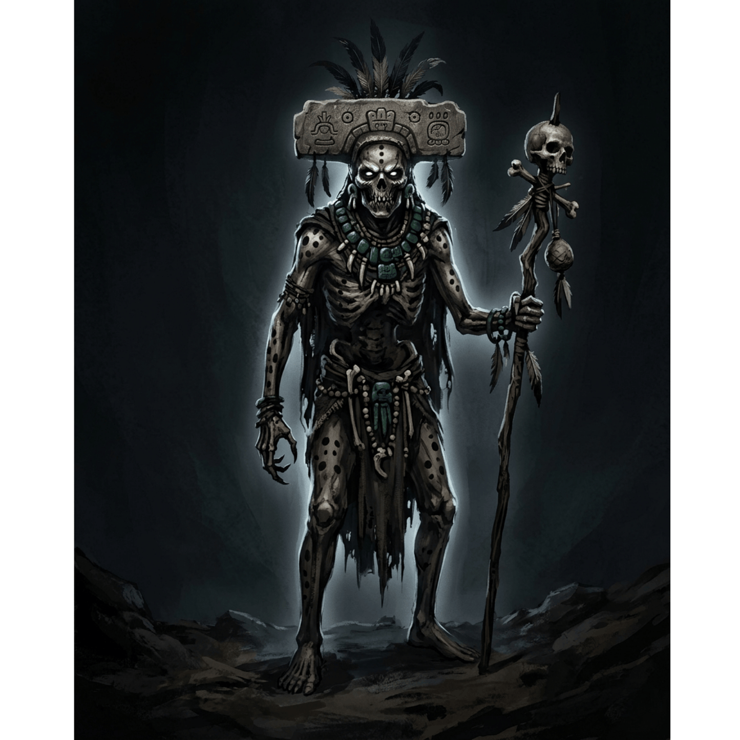 Ah Puch Dark Lord PicturaNumbers