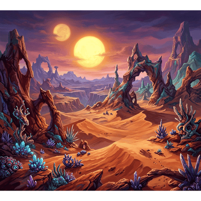 Alien Desert Planet