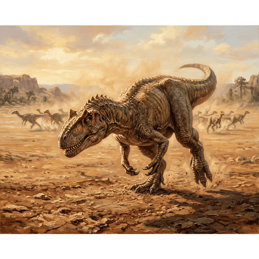 Allosaurus On the Hunt PicturaNumbers