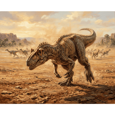 Allosaurus On the Hunt