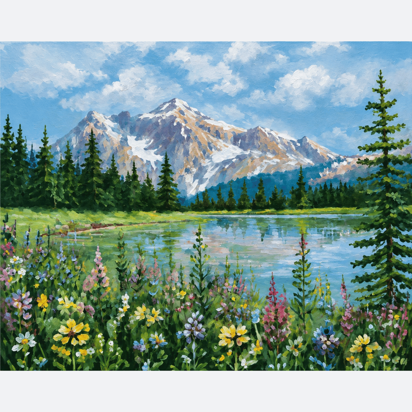 Alpine Wildflowers PicturaNumbers