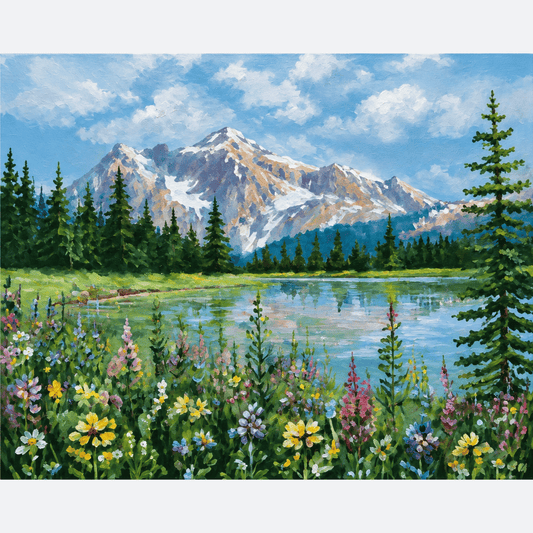 Alpine Wildflowers PicturaNumbers