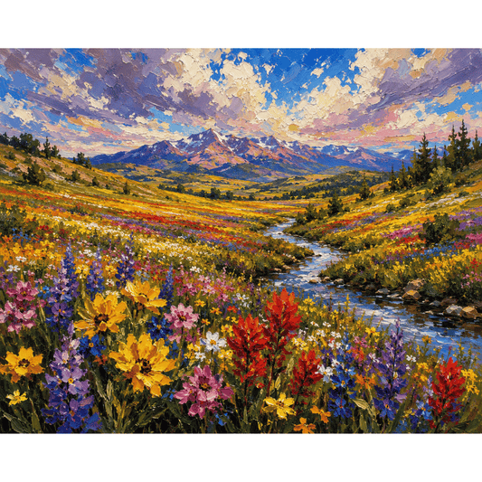 Alpine Wildflowers PicturaNumbers