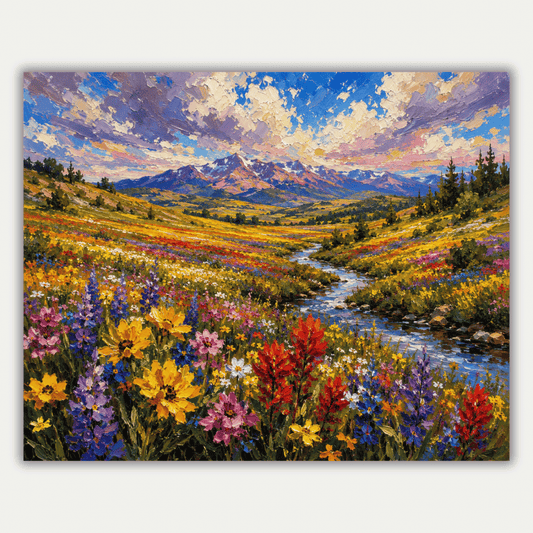 Alpine Wildflowers PicturaNumbers