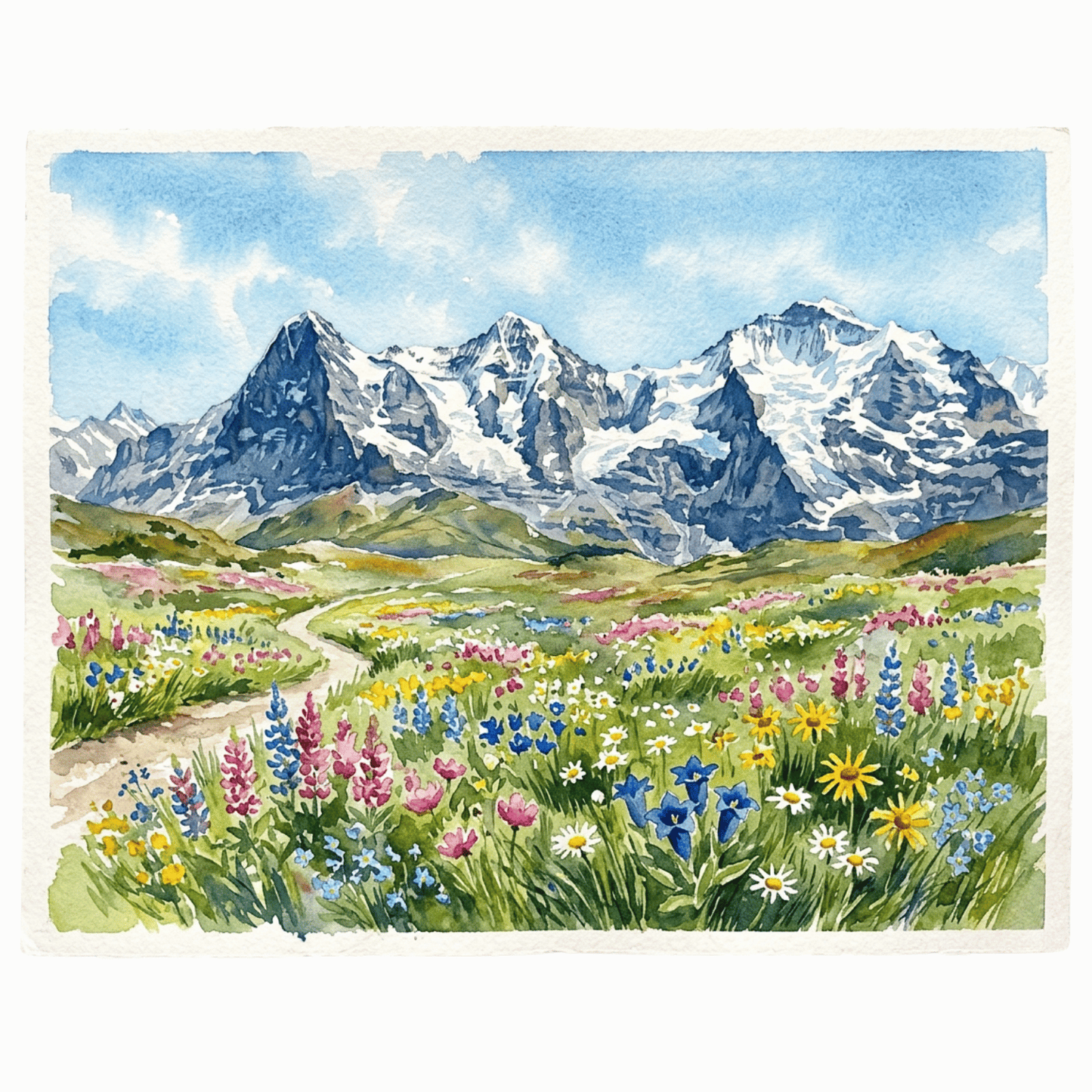 Alpine Meadow PicturaNumbers
