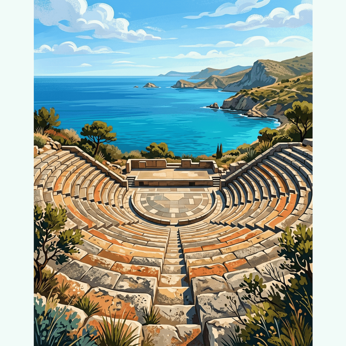 Ancient Ampitheatre PicturaNumbers