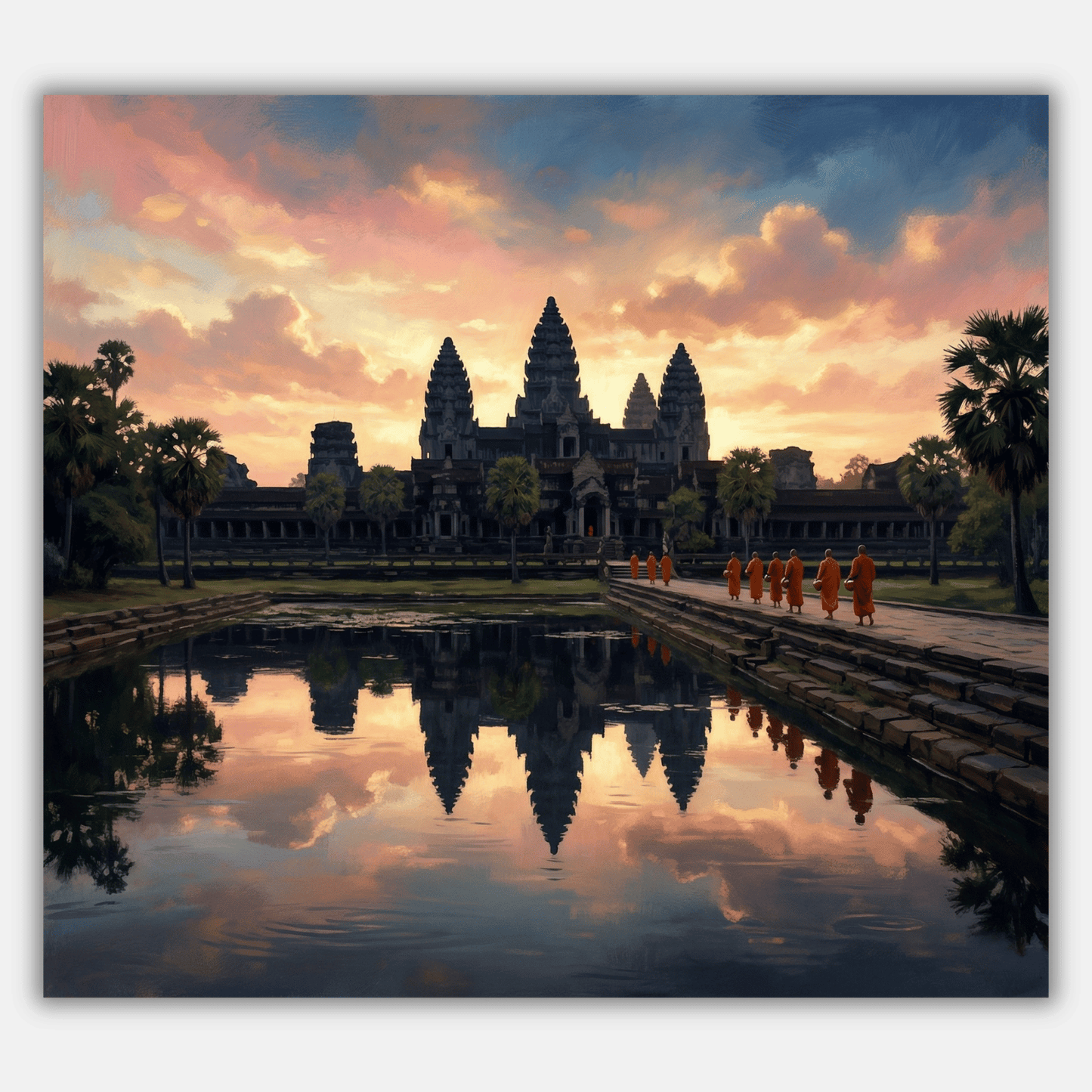 Angkor Wat Sunrise PicturaNumbers