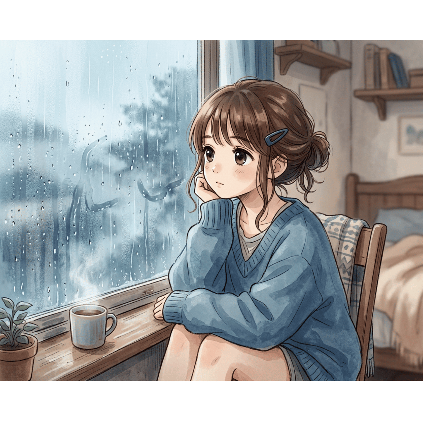 Anime Girl Lofi PicturaNumbers