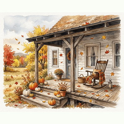 Autumn Porch