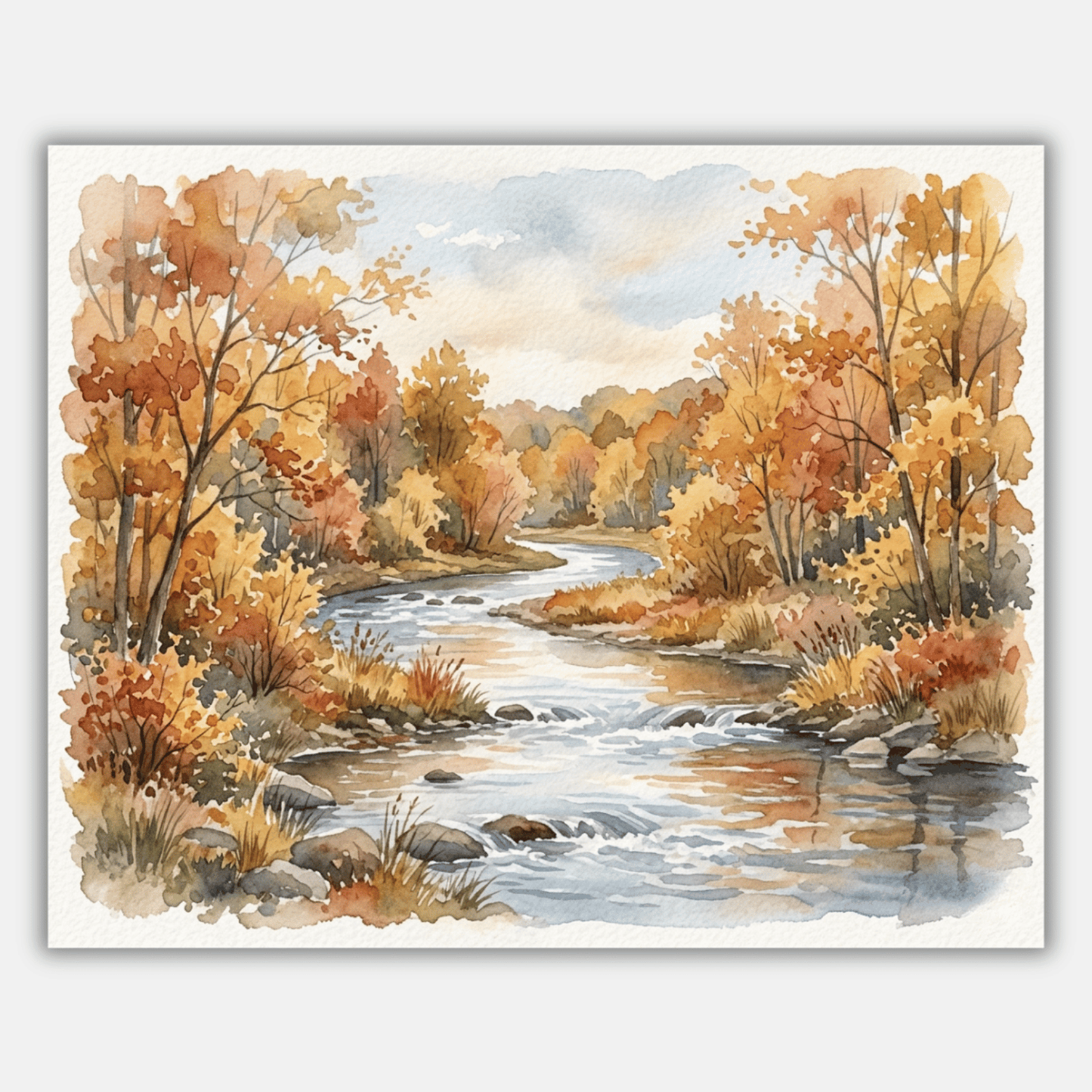 Autumn River PicturaNumbers