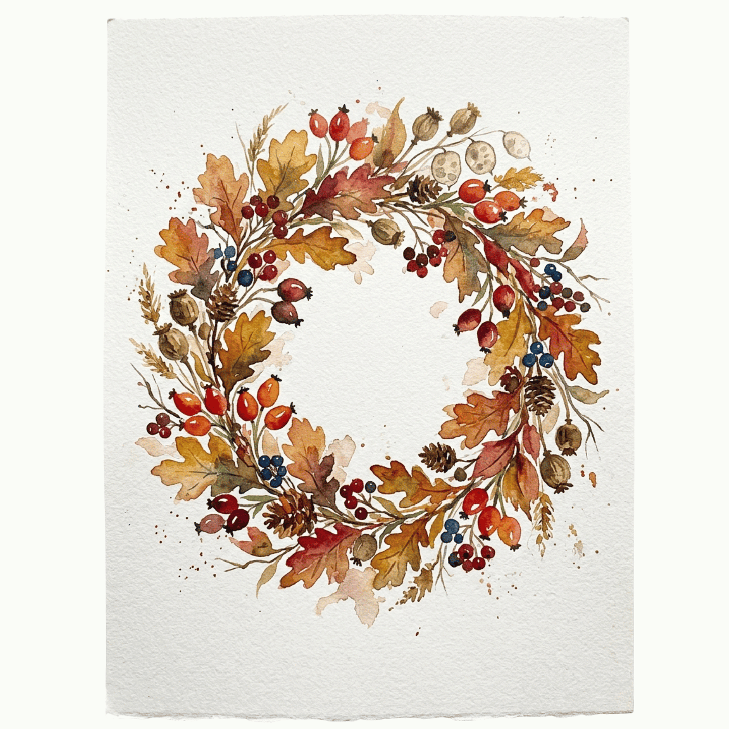 Autumn Wreath PicturaNumbers