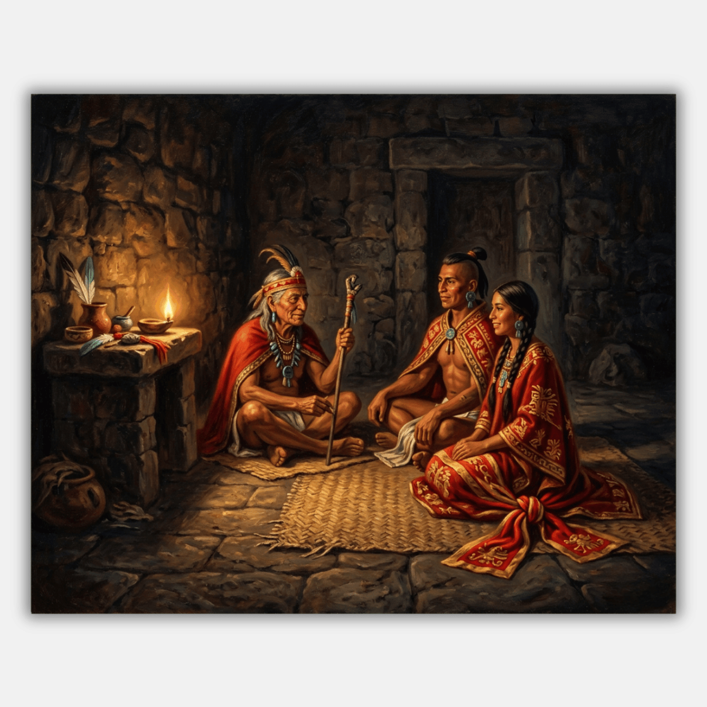 Aztec Wedding Blessing PicturaNumbers
