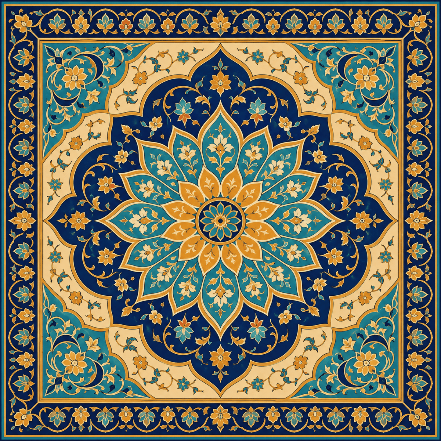 Azure Medallion PicturaNumbers