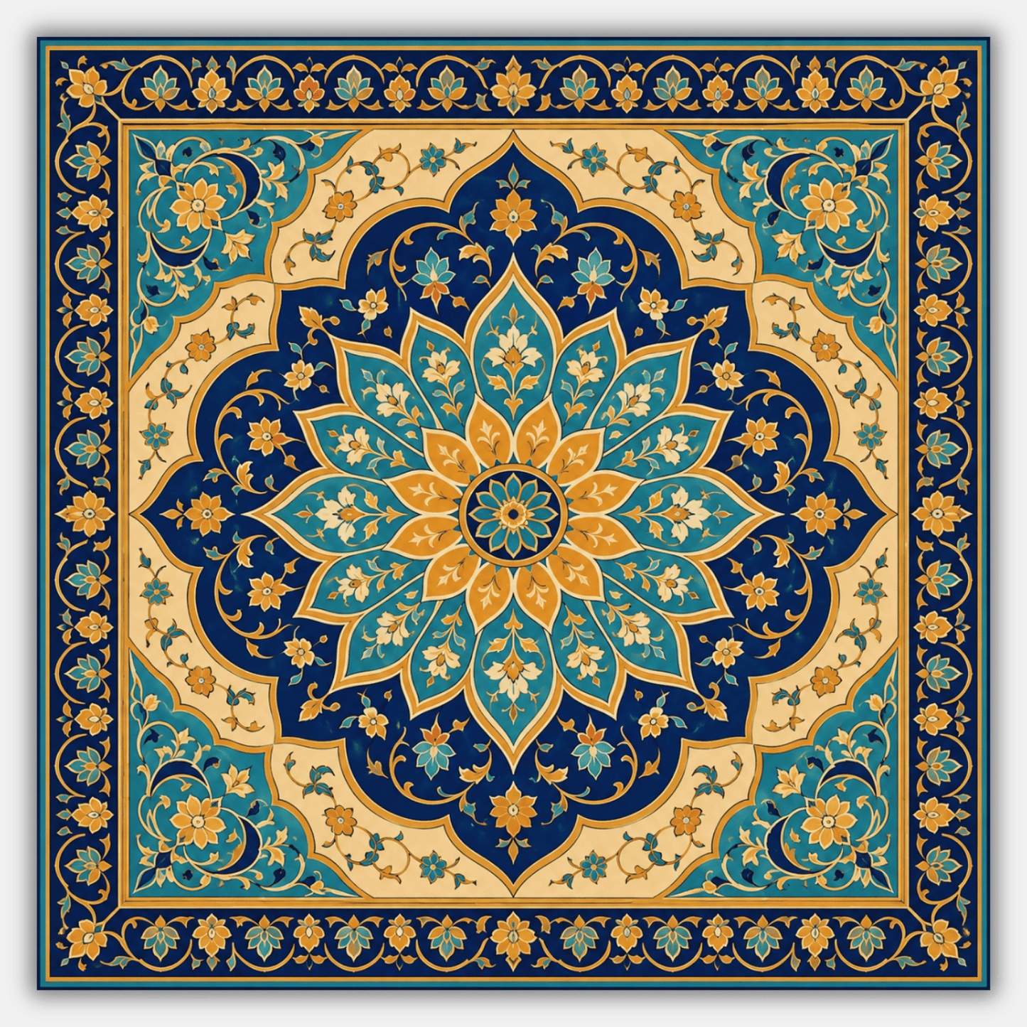 Azure Medallion PicturaNumbers