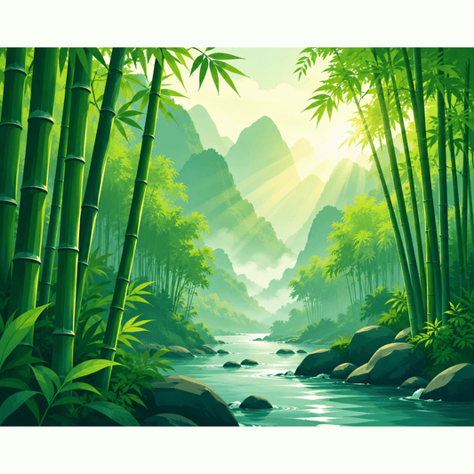 Bamboo Haven PicturaNumbers