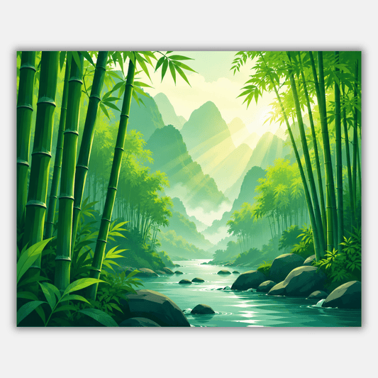 Bamboo Haven PicturaNumbers