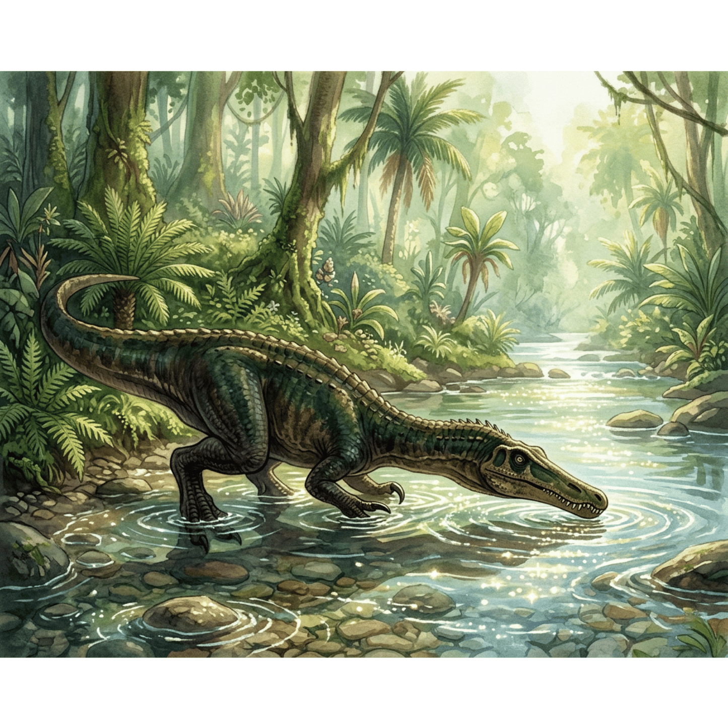 Baryonyx River Stream PicturaNumbers