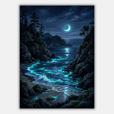 Bioluminescent Night Cove