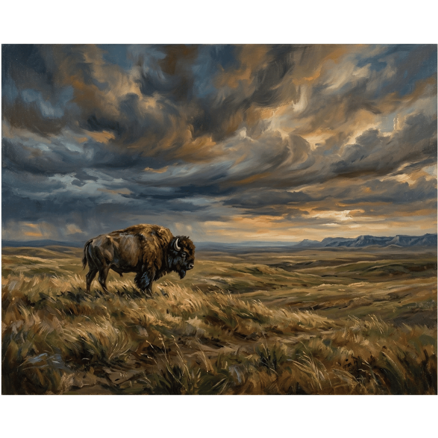 Bison Plains PicturaNumbers