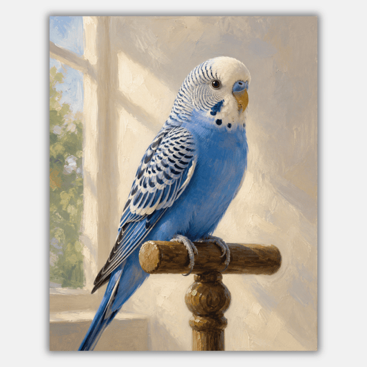 Blue Budgie PicturaNumbers