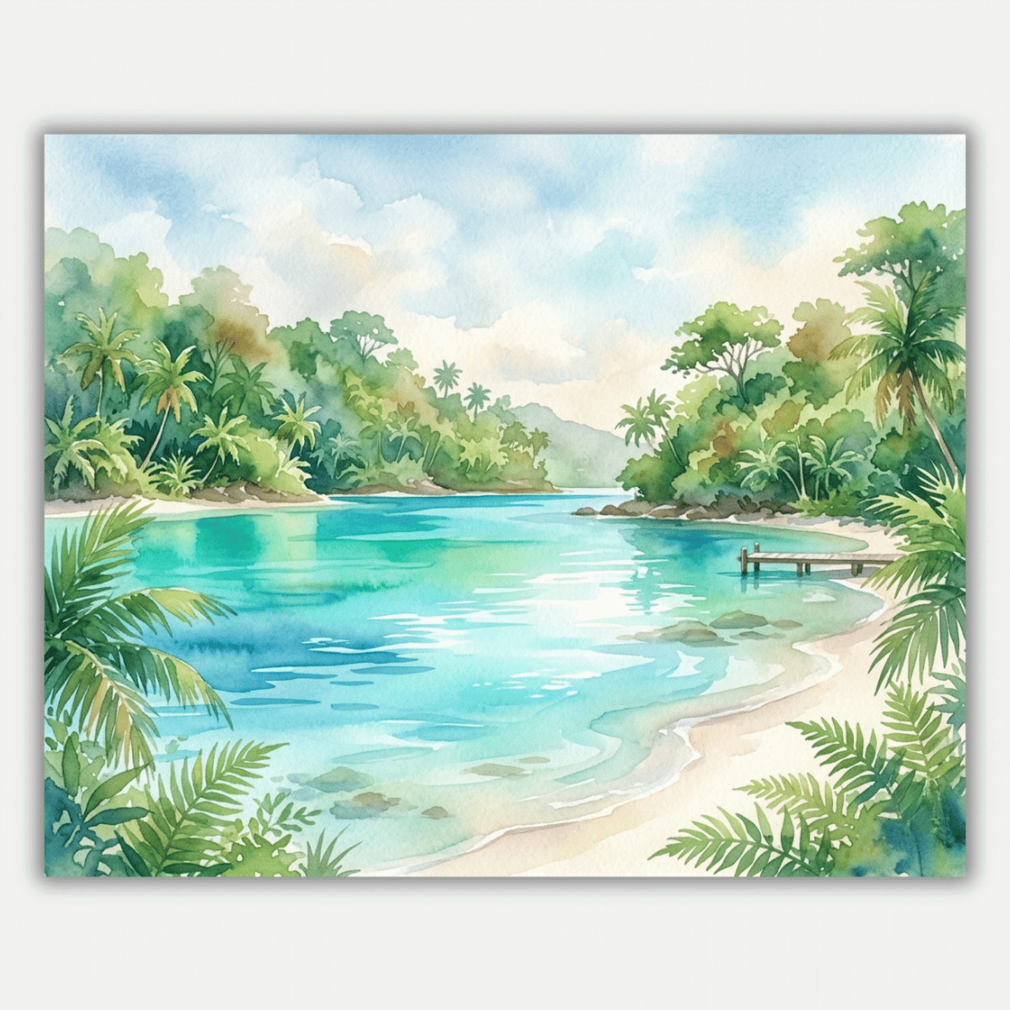 Blue Lagoon View PicturaNumbers