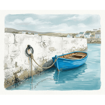 Blue Row Boat