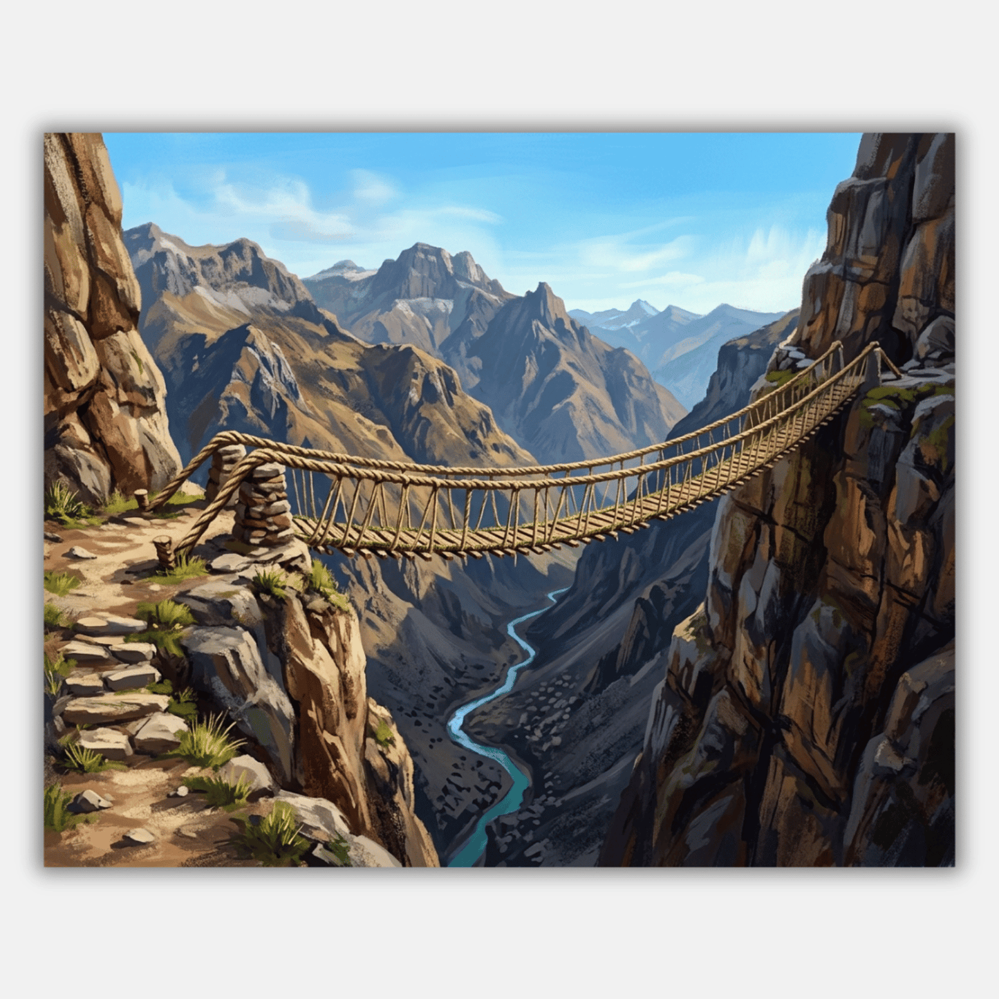 Bridge of the Andes PicturaNumbers