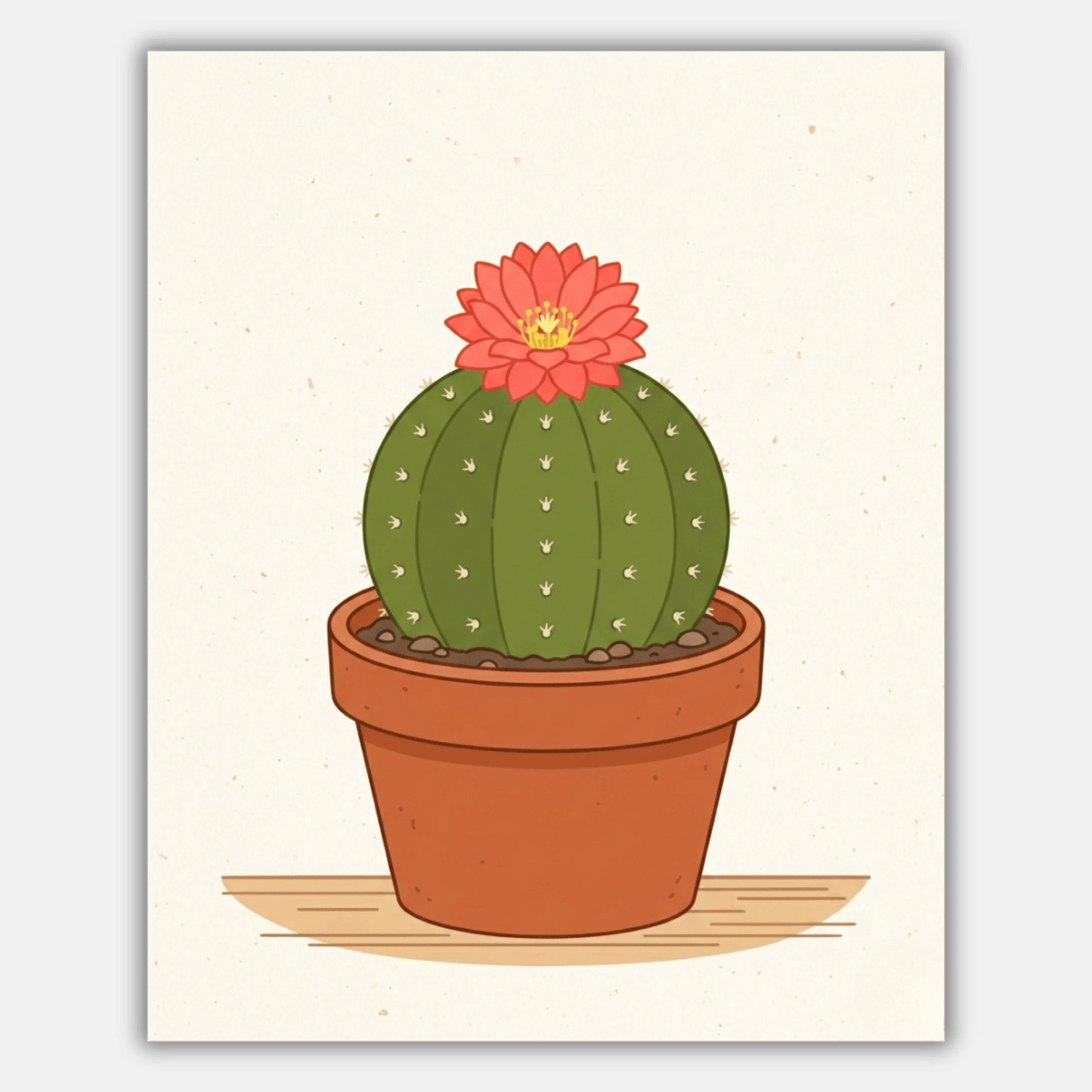Cactus Bloom PicturaNumbers