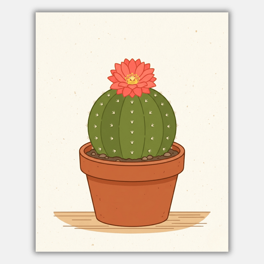 Cactus Bloom PicturaNumbers