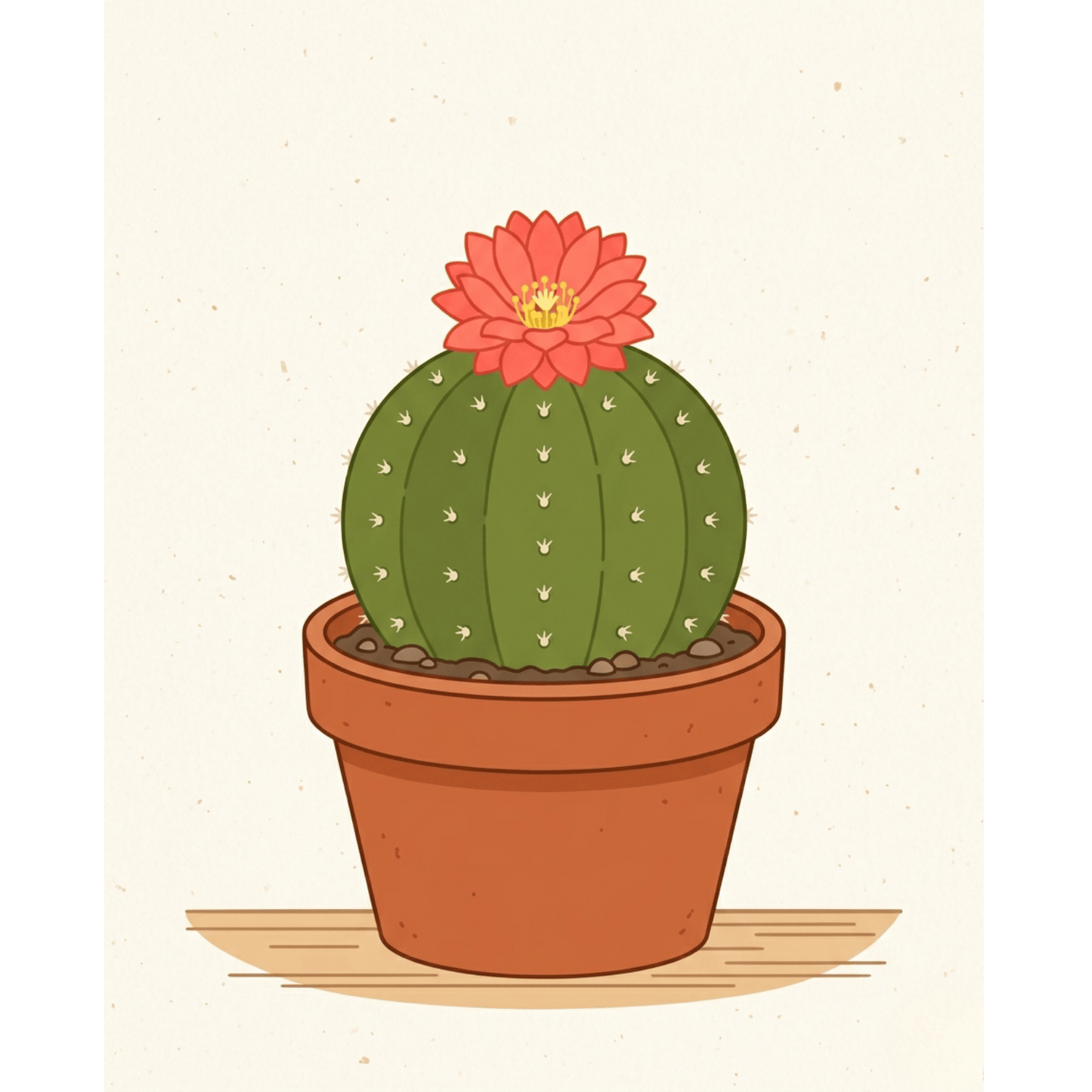 Cactus Bloom PicturaNumbers