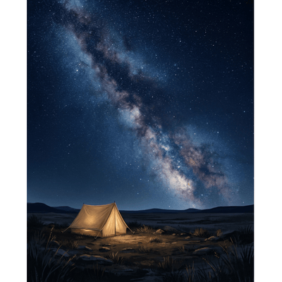 Campfire Stargazer