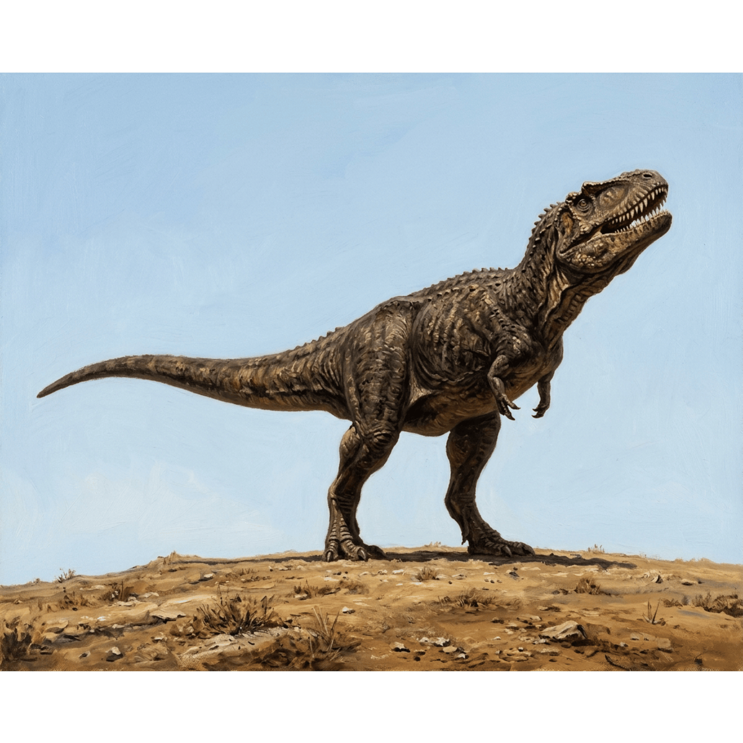 Carcharodontosaurus Hilltop PicturaNumbers