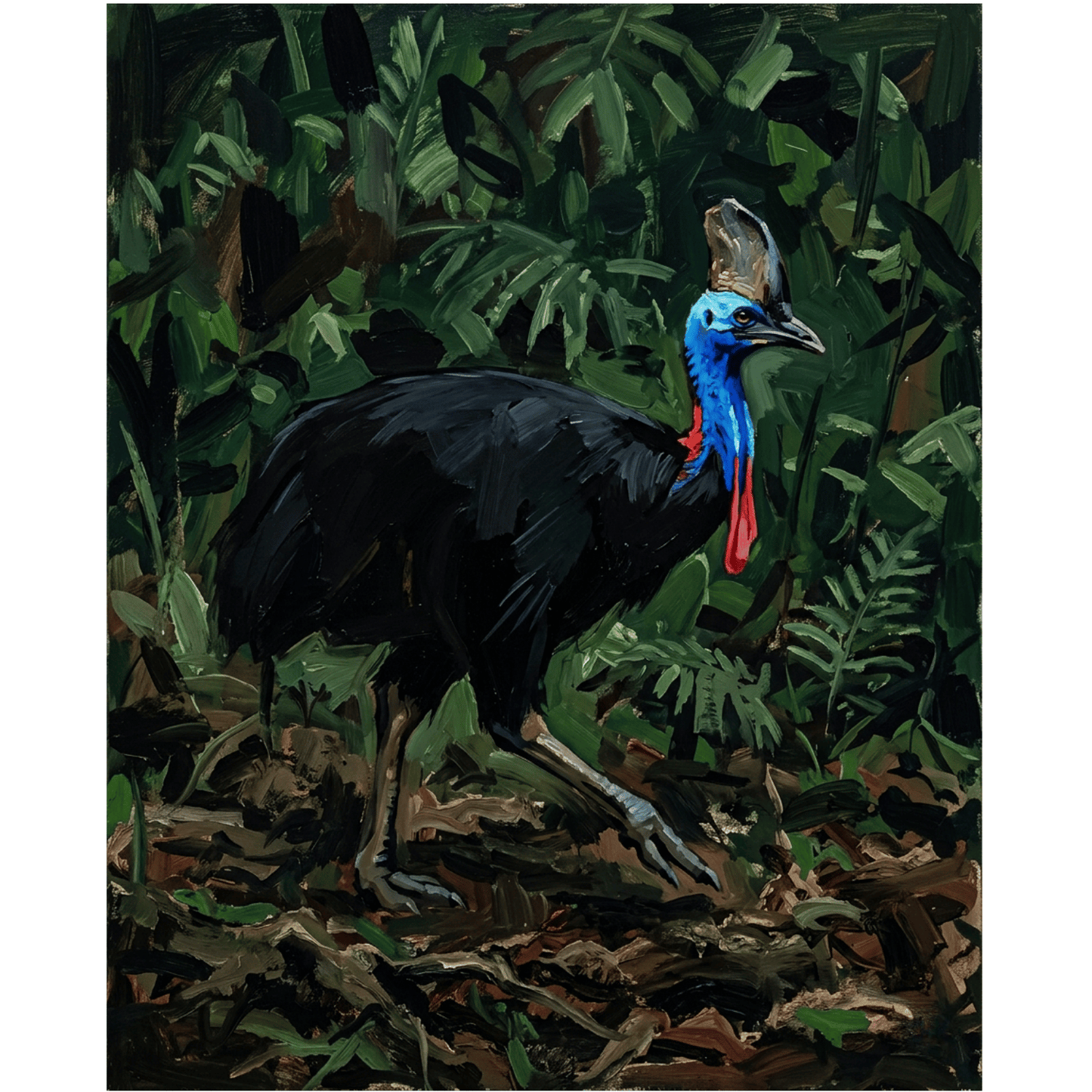 Cassowary Rainforest PicturaNumbers