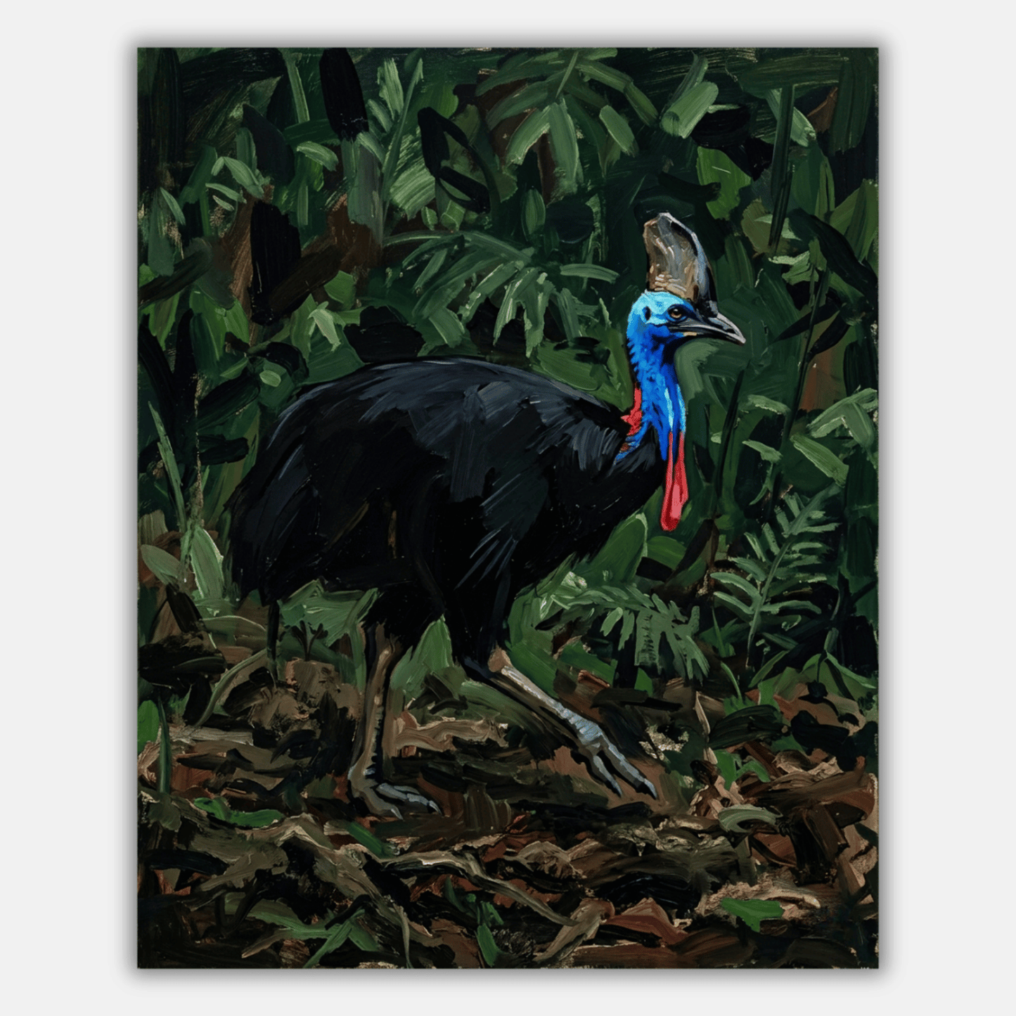 Cassowary Rainforest PicturaNumbers