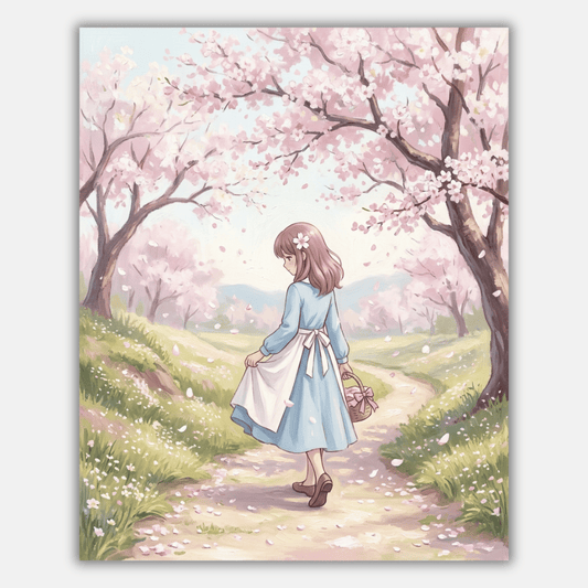 Cherry Blossom Stroll PicturaNumbers