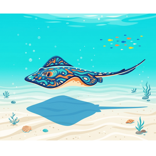 Colourful Stingray PicturaNumbers