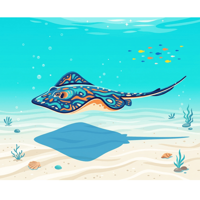 Colourful Stingray