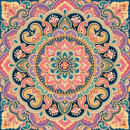 Coral Kaleidoscope PicturaNumbers