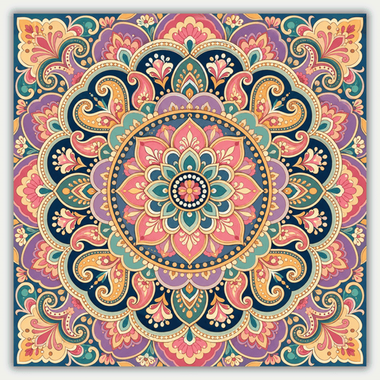 Coral Kaleidoscope PicturaNumbers