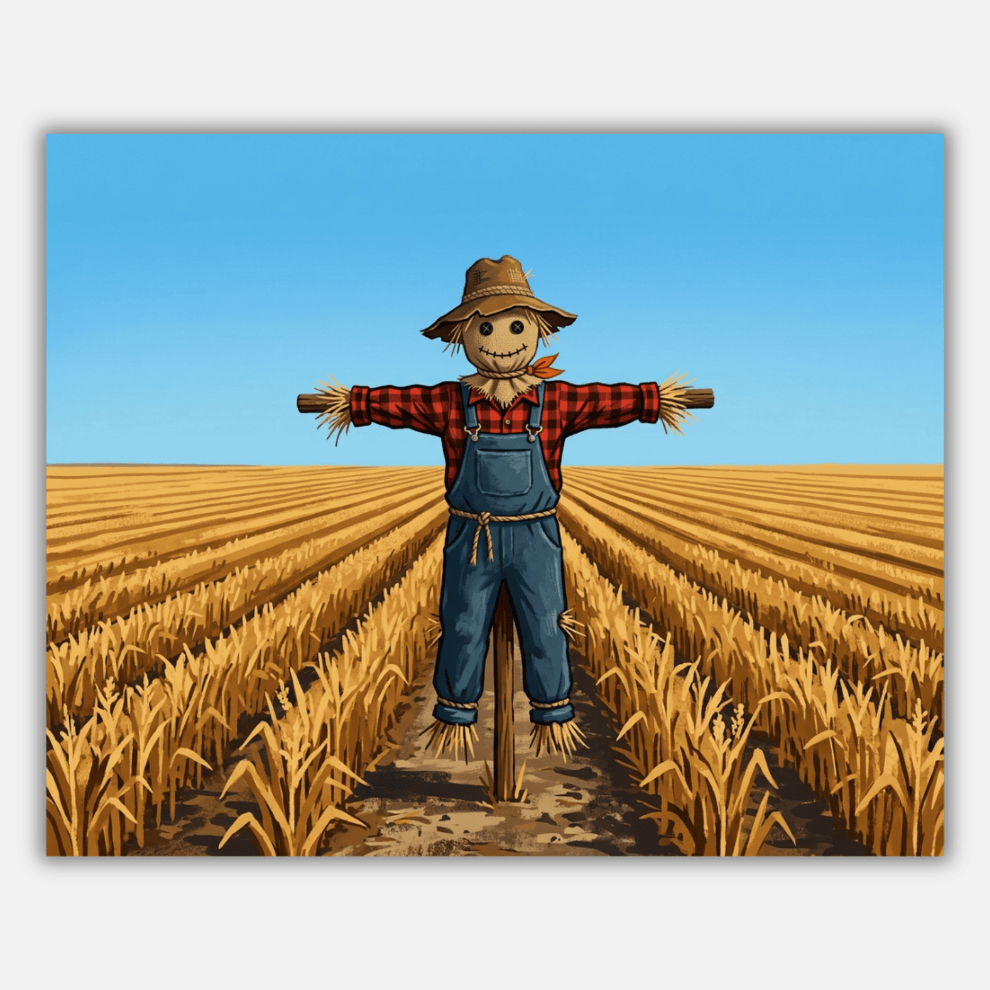 Cornfield Scarecrow PicturaNumbers