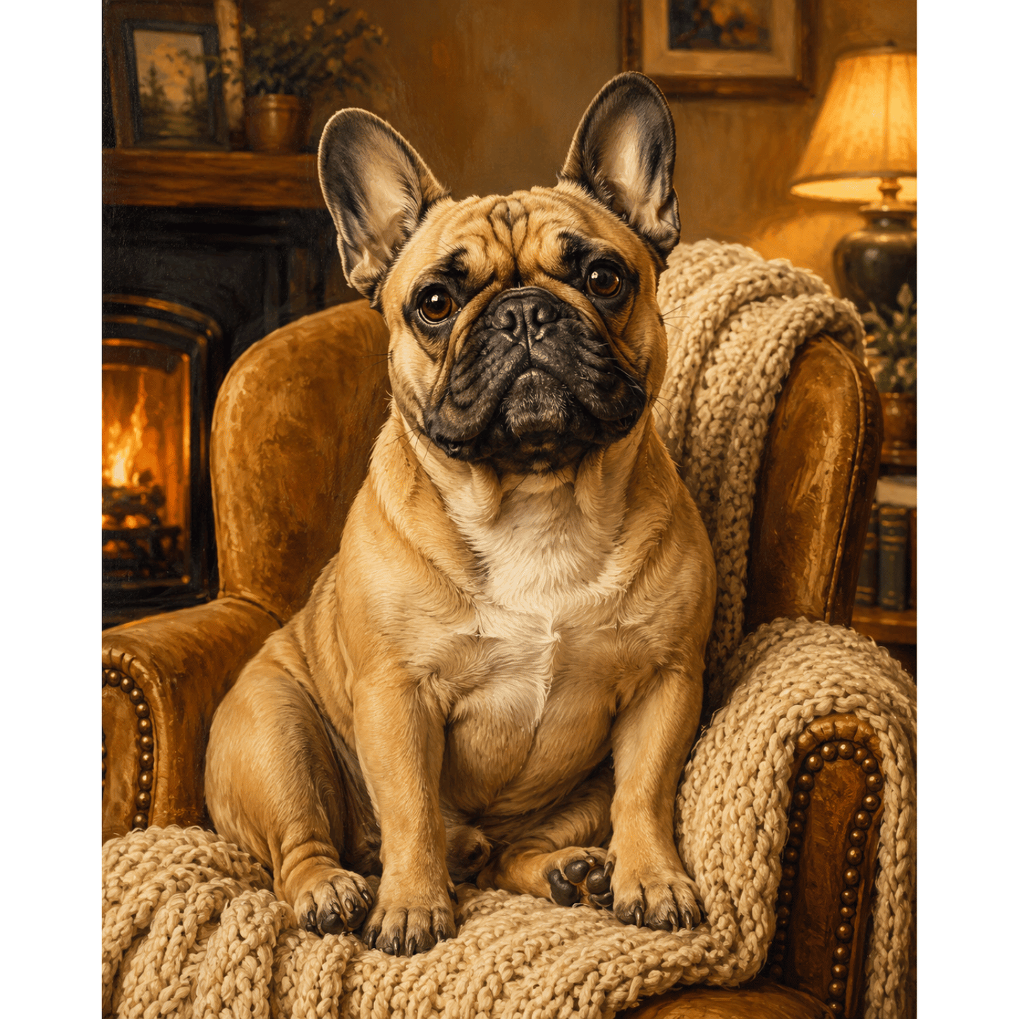 Cosy Frenchie PicturaNumbers