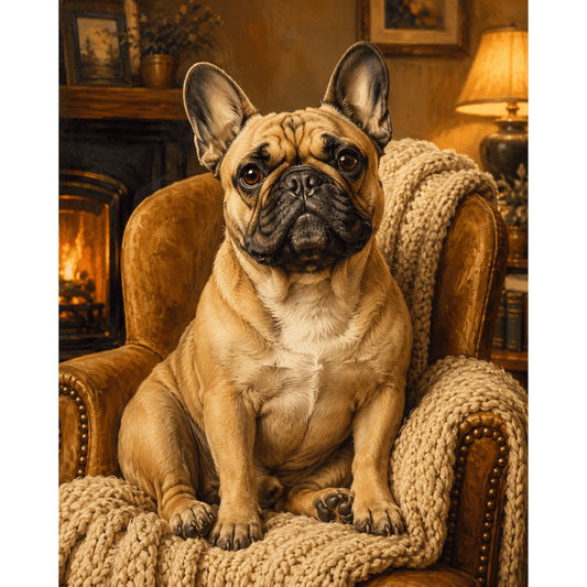 Cosy Frenchie PicturaNumbers