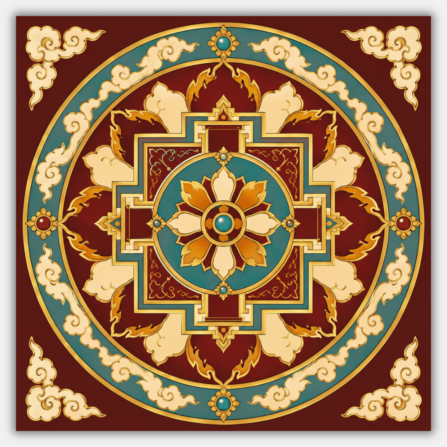Crimson Temple PicturaNumbers